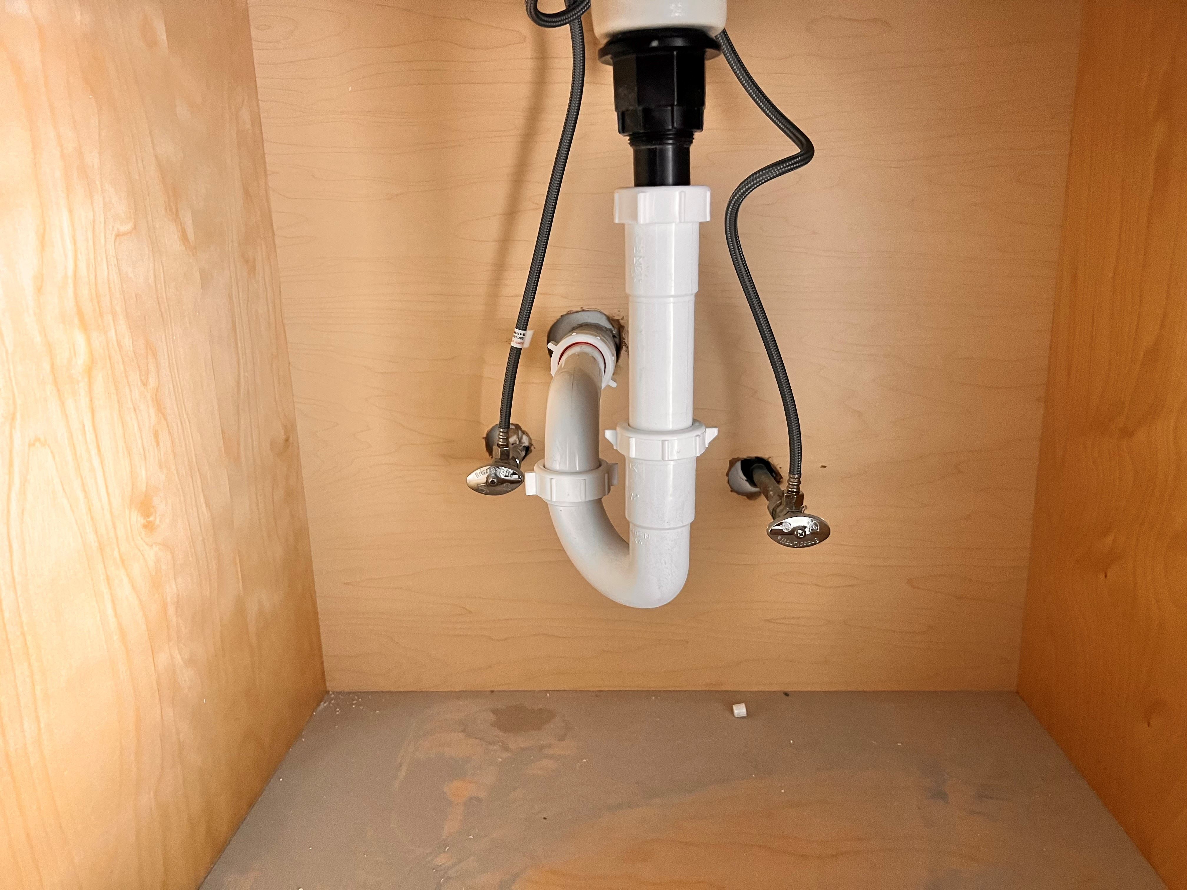 Drain Leak Repair Photo