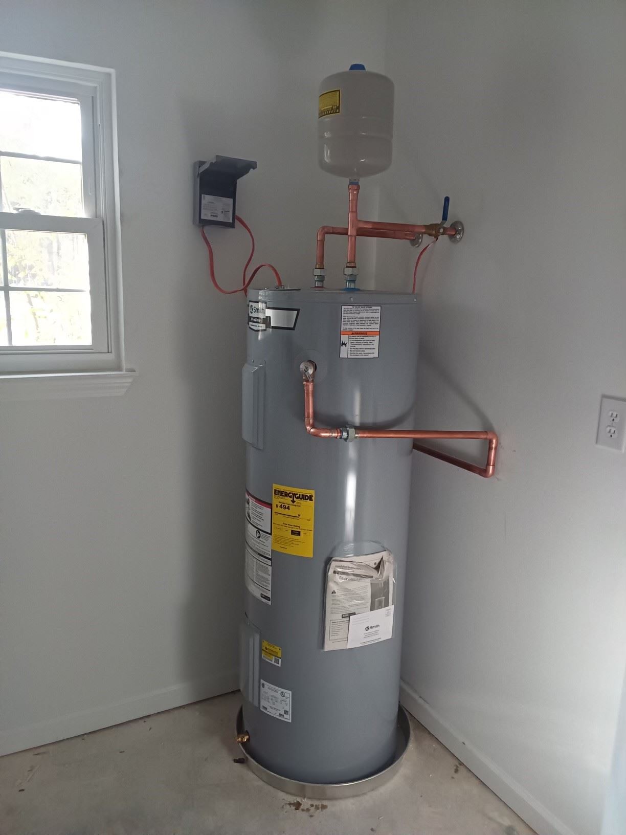Water Heater Installation Photo